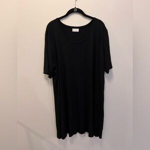 Women’s 3X Black Short Sleeve Dress
